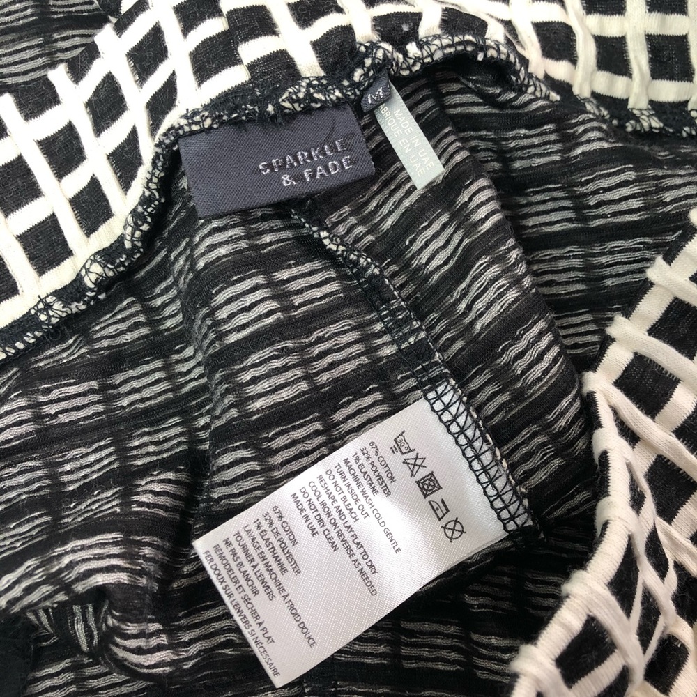 Windowpane pull-on shorts medium pockets - Picture 4 of 6